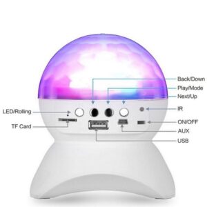 Ηχείο Bluetooth Μπάλα DISCO Με Χρωματιστό LED L-740