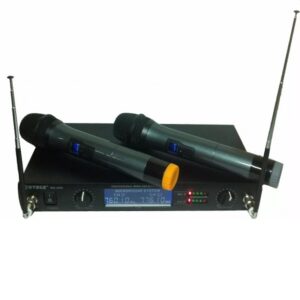 Karaoke Σύστημα με 2 Ασύρματα Μικρόφωνα σε Μαύρο Χρώμα WG-4000