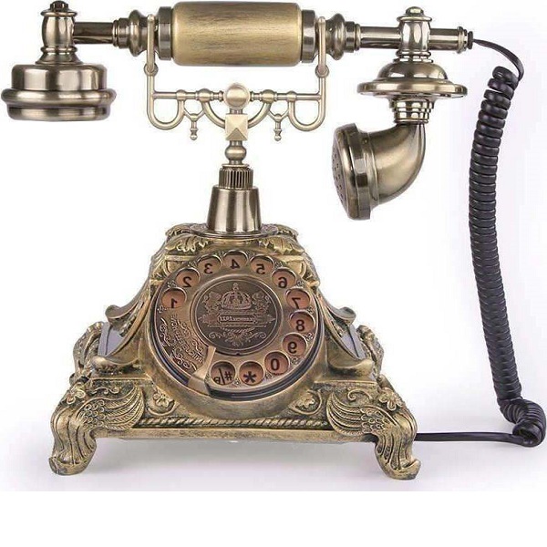 Ρετρό Τηλεφωνική Συσκευή με Παραδοσιακό Καντράν
