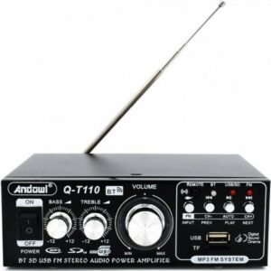 Τελικός Ενισχυτής Hi-Fi Stereo Μαύρος Andowl Q-T110