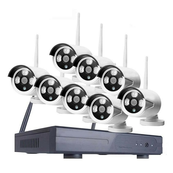 Ολοκληρωμένο σύστημα CCTV 8 Κάμερες WiFi