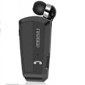 Ακουστικό Handsfree Bluetooth Πέτου Μαύρο Fineblue F990 In-ear