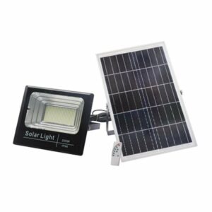 Ηλιακός Προβολέας IP66 200W Τηλεχειριστήριο & Φωτοκύτταρο 4650Lumens-6500K Jortan PS-112250