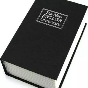 Βιβλίο Χρηματοκιβώτιο Με Κλειδαριά The New English Dictionary Μαύρο KBS-802
