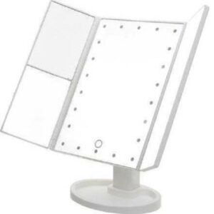 Καθρέπτης Μακιγιάζ Επιτραπέζιος με Φως 34x27cm Λευκός