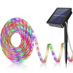 Andowl Κρεμαστό Ηλιακό Φωτιστικό με Τηλεχειριστήριο RGB σε Μαύρο Χρώμα Q-ZD933