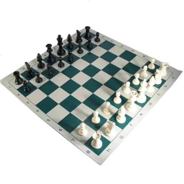 Σκάκι Αναδιπλούμενο Ρολό με Πιόνια 50x50cm