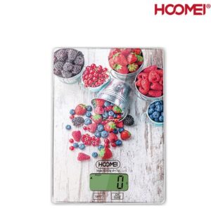 Hoomei HM-1210C Ψηφιακή Ζυγαριά Κουζίνας 1gr/5kg Πολύχρωμη