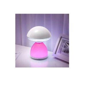 Mushroom Lamp Διακοσμητικό Φωτιστικό με Φωτισμό RGB Μανιτάρι LED Μπαταρίας σε Λευκό Χρώμα AT76494