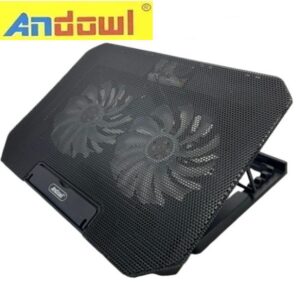 Andowl Q-SR03 Cooling Pad για Laptop έως 17" με 2 Ανεμιστήρες