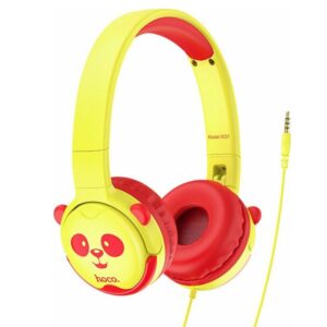 Hoco W31 Ενσύρματα On Ear Παιδικά Ακουστικά Κίτρινα
