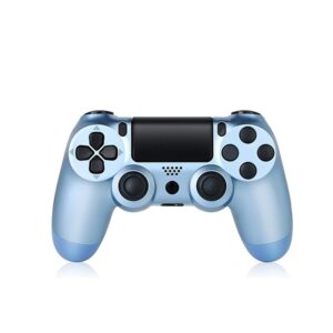 Doubleshock Ασύρματο Gamepad για PS4 Titanium Blue