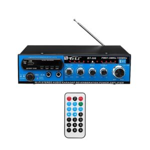 Ενισχυτής Karaoke Λειτουργία με Bluetooth-FM-USB-TF-AUX BT-306
