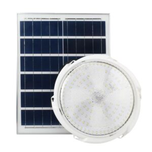 Ηλιακό Φωτιστικό Οροφής 200W Λευκού Φωτισμού 6500Κ IP54 Foyu FO-11-05 - Λευκό
