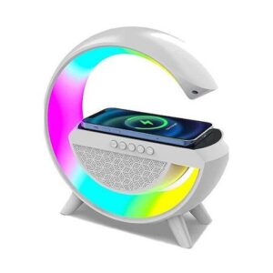 Bluetooth Επιτραπέζιο Διακοσμητικό Φωτιστικό LED σε Λευκό Χρώμα