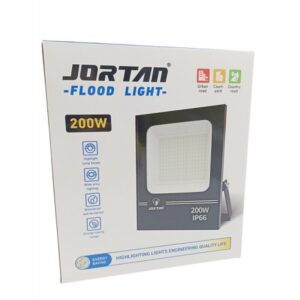 Jortan Στεγανός Προβολέας LED 200W Ψυχρό Λευκό 6500K IP66