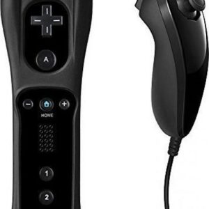 Gamepad Ασύρματο Remote Plus & NunChuck Pack Wii Black