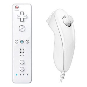 Gamepad Ενσύρματο Wii Remote Motion Plus & Nunchuck Wii / Wii U Λευκό