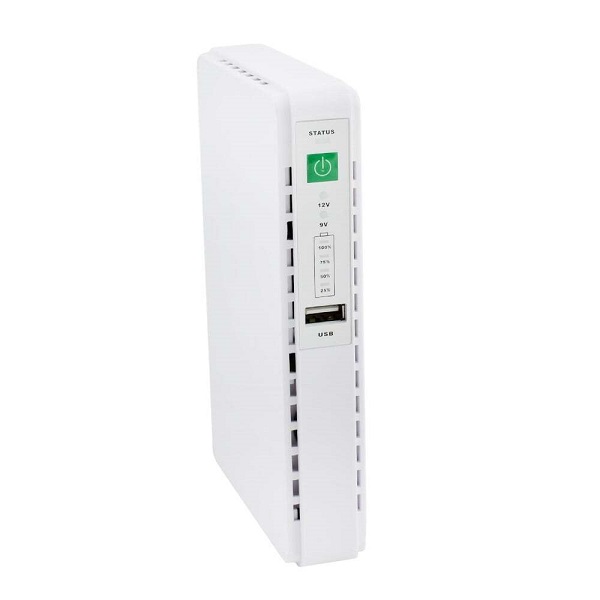 Φορητό Δικτυακό Μίνι DC UPS RJ-45 25W 12000mAh USB - Λευκό Andowl Q-UP1000