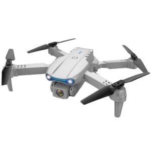 Drone E99 K3 WiFi 2.4 GHz με Κάμερα 1080p και Χειριστήριο, Συμβατό με Smartphone σε Γκρι Χρώμα