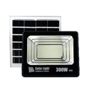 Ηλιακός Προβολέας Στεγανός LED 300W Ψυχρό Λευκό με Αισθητήρα Κίνησης IP67