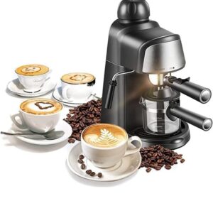 Μηχανή Espresso 800W Πίεσης 5bar για cappuccino Μαύρη Sokany SK-6810