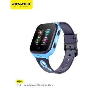 Smartwatch Παιδικό με GPS και Καουτσούκ/Πλαστικό Λουράκι μπλε Awei H14