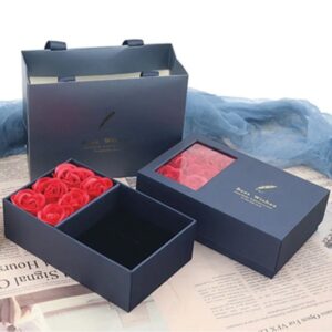 Κουτί Δώρου για Δώρο Ροζ 9.5x4.5x15εκ. BLACK-82301